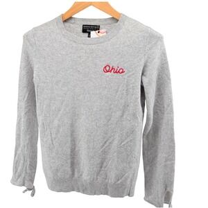 Banana Republic Merino Cashmere Filpucci Italian Yarn Sweater Grey Size Med OHIO